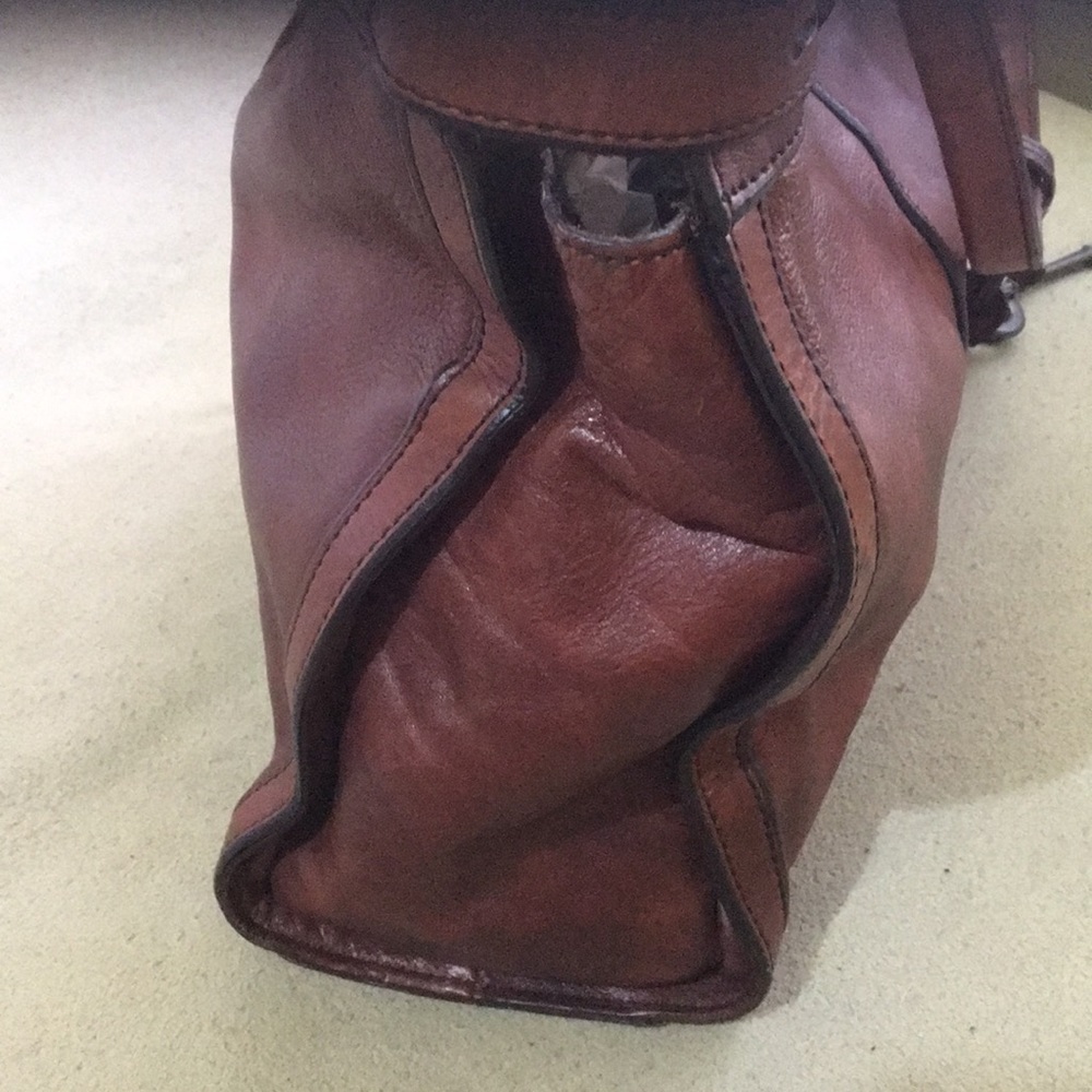 FOSSIL Vintage Reissue (VRI) Russet Weekender - Picture 5 of 8